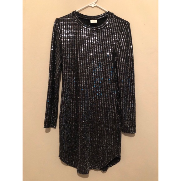 B Darlin Sequined Bodycon Dress - Picture 2 of 4